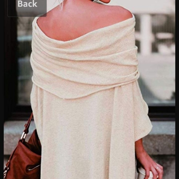 Pullover Poncho Top - Picture 2 of 3